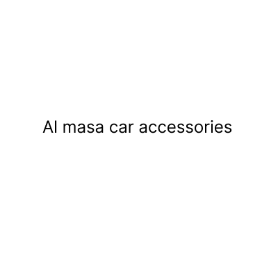 Al masa car accessories