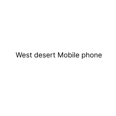 West desert Mobile phone