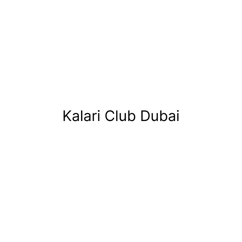 Kalari Club Dubai