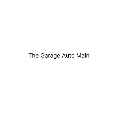 The Garage Auto Main.