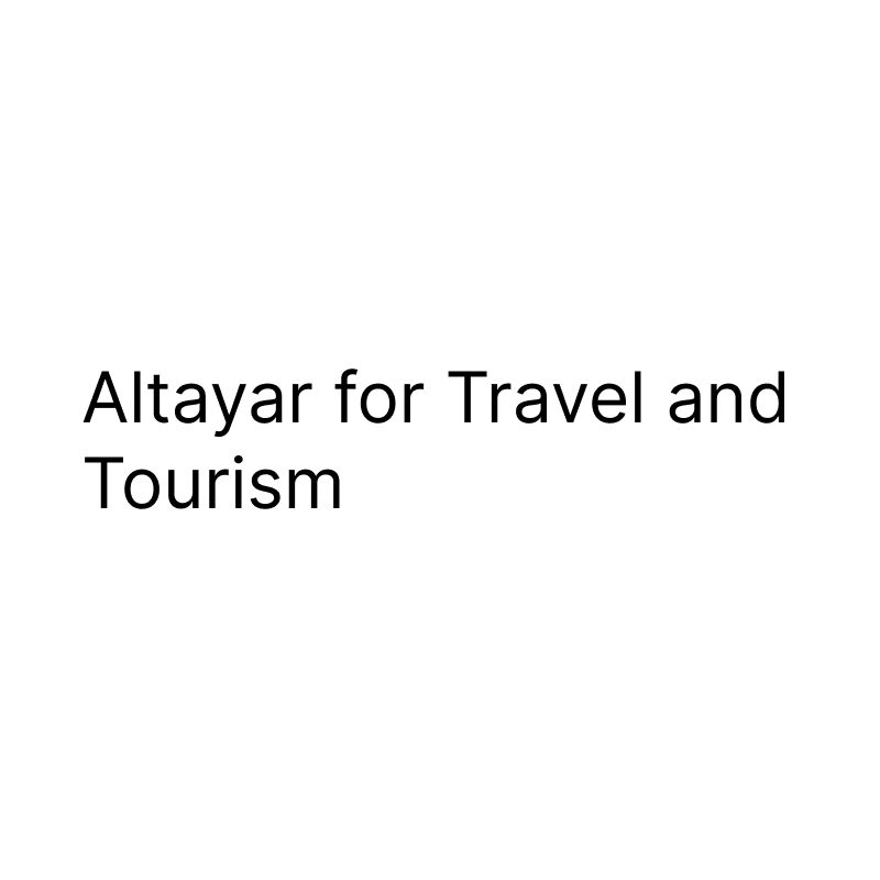 Altayar for Travel and Tourism
