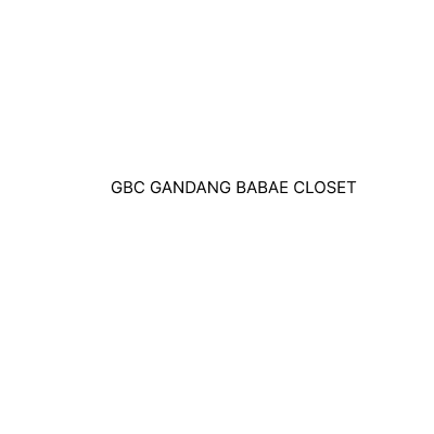 GBC GANDANG BABAE CLOSET