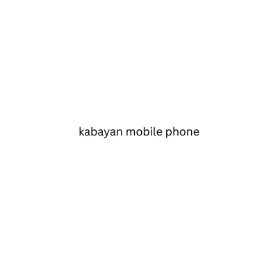 kabayan mobile phone