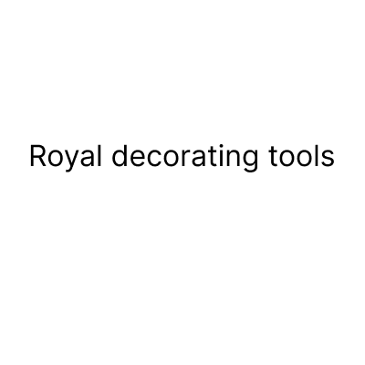 Royal decorating tools
