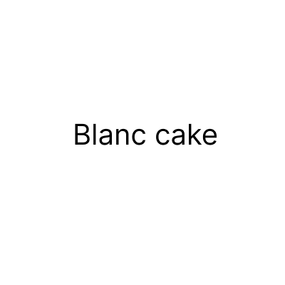 Blanc cake