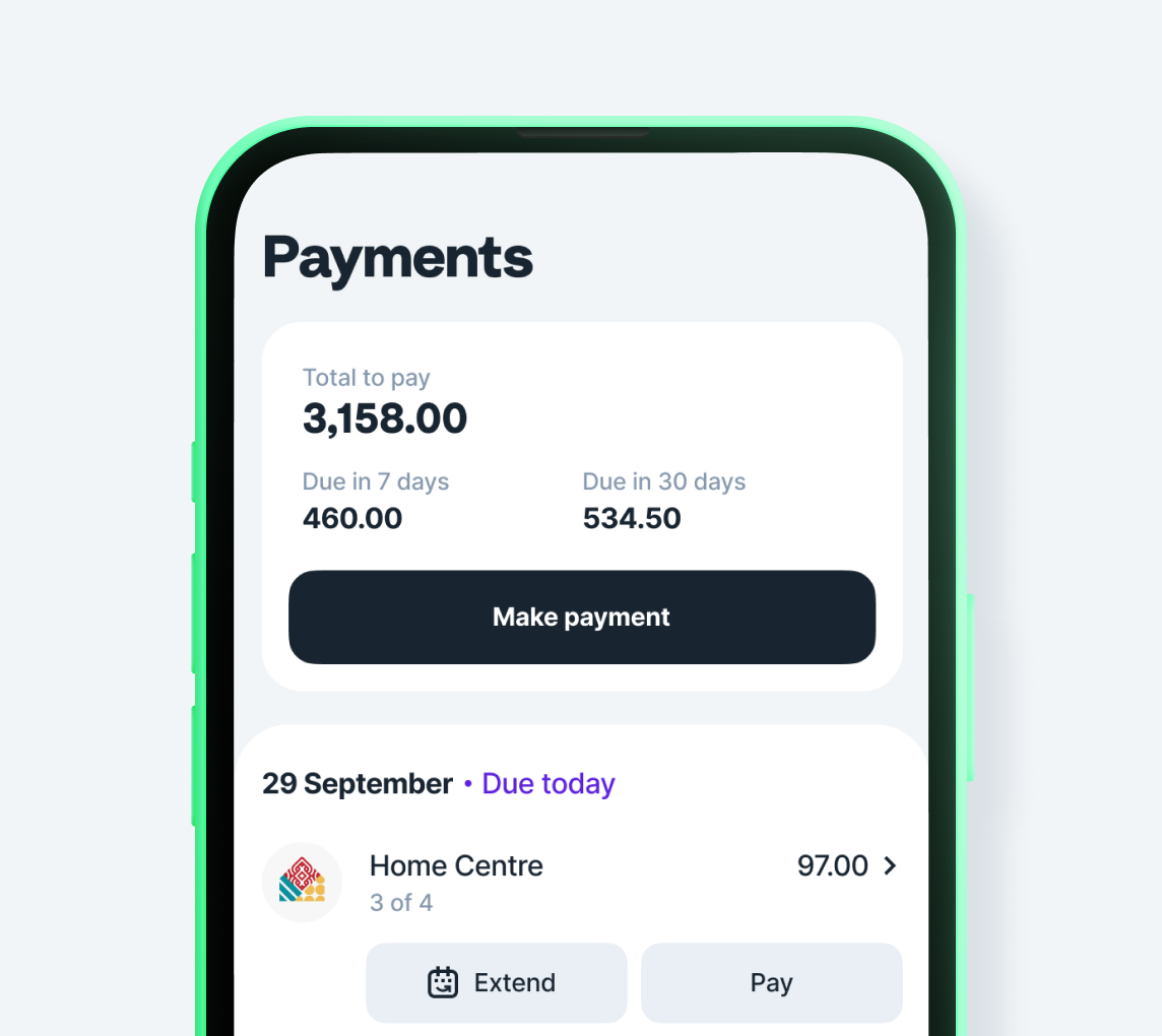 Manage all time purchases