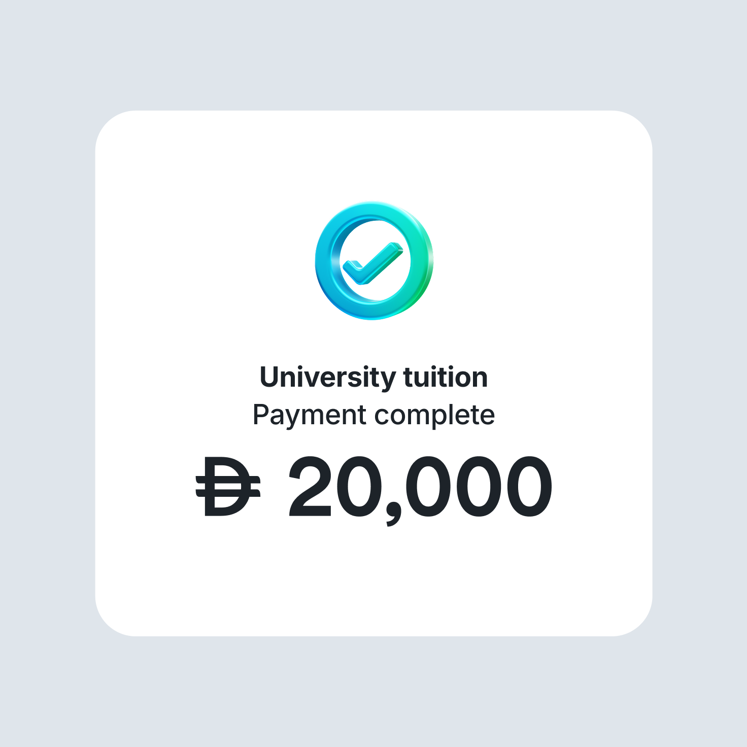 Get paid upfront