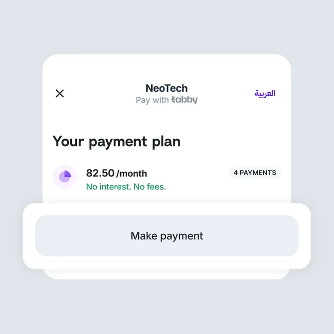 Get paid in full, upfront—no risk