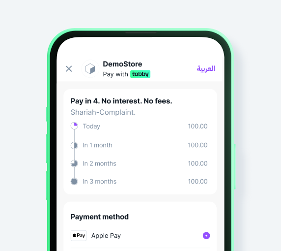 Split in 4 monthly payments